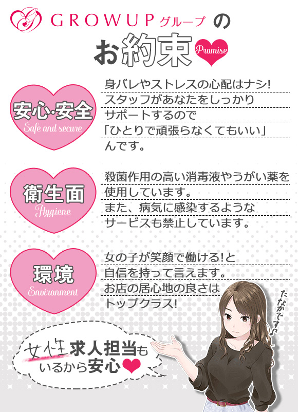 ♡大阪エステ十三店からのお約束♡|求人フォトギャラリー(大) 大阪エステ性感研究所十三店